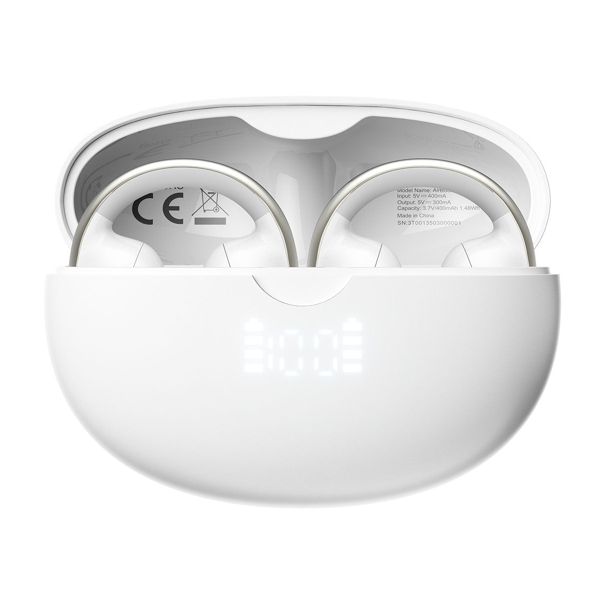 Blackview Airbuds 13 - Écouteurs Sans Fil TWS, Bluetooth 5.4, Driver 13mm, IPX7, Design Clip-On à Conduction d’Air