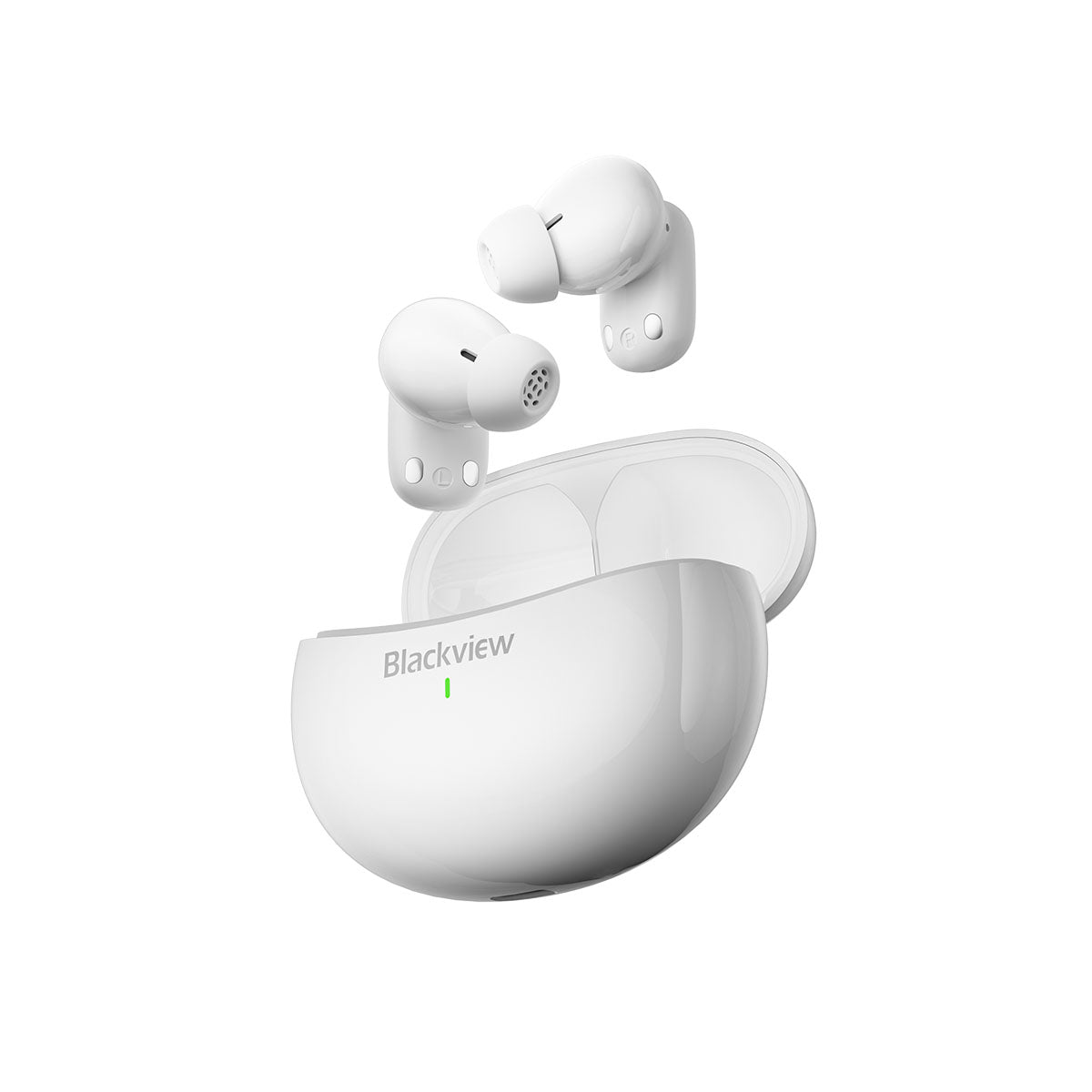 Blackview AirBuds 30 – Écouteurs Sans Fil TWS Bluetooth 5.4 – Drivers 10 mm – IPX7 – Traduction IA en 134 Langues