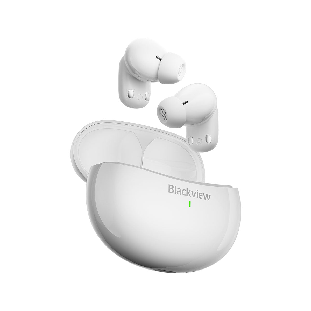 Blackview AirBuds 30 – Écouteurs Sans Fil TWS Bluetooth 5.4 – Drivers 10 mm – IPX7 – Traduction IA en 134 Langues